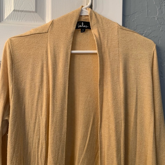 **SOLD**Lulus yellow duster - Picture 6 of 6